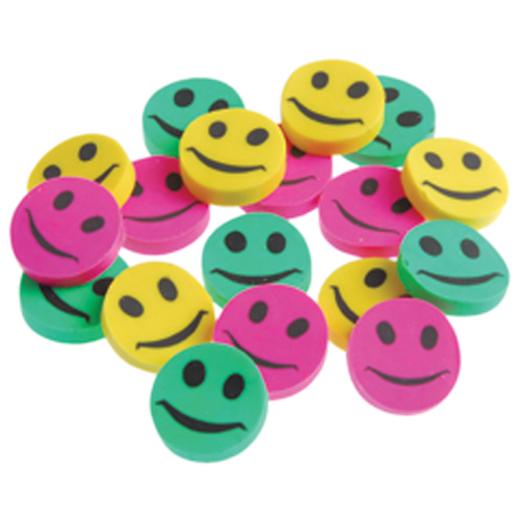 Main image of Mini Smile Erasers - 144 Ct.