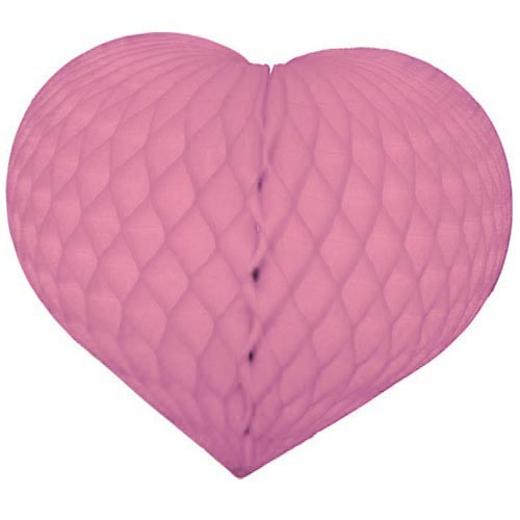 Main image of 12in. Pink Honeycomb Heart