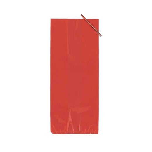 Main image of 4in. x 9in. Red Poly Bags (48)