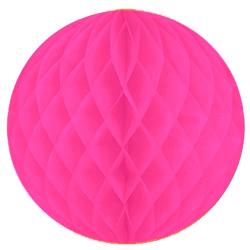 19in. Cerise Honeycomb Ball