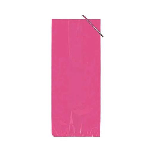 Alternate image of 5in. x 11in. Cerise Poly Bags (36)