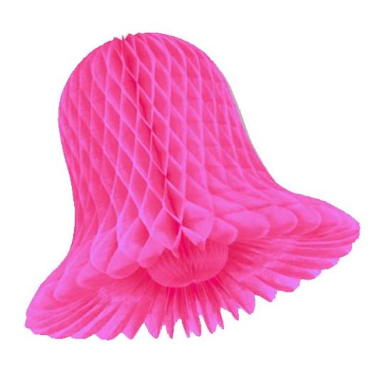 Main image of 18 In. Cerise Honeycomb Tissue Bell