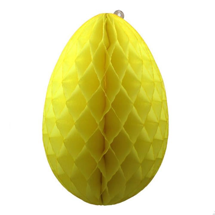 18in. Yellow Easter Egg Decoration