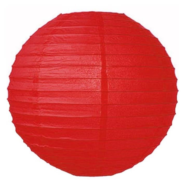 14in. Red Paper Lantern