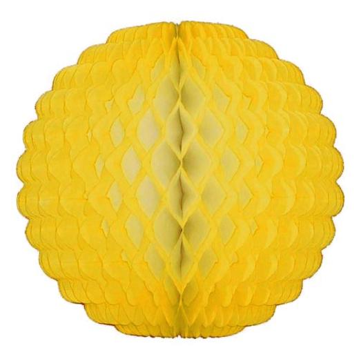 Alternate image of 14 In. Yellow Paper Puff Globe
