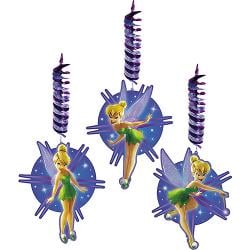 Disney Tinker Bell & Fairies Hanging Dangler Decorations (3)