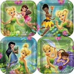 Disney Tinker Bell & Fairies Dessert Plates (8)