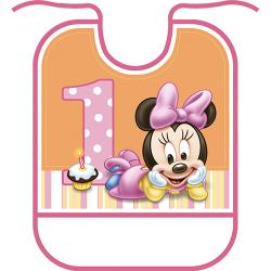 Minnie's 1st Birthday Bib