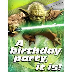 Star Wars Generation Party Invitations (8)
