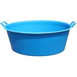 27in. Sky Blue Plastic Bucket