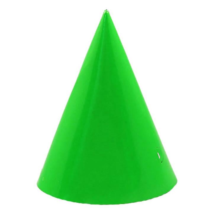 Lime Green Party Hats (8)