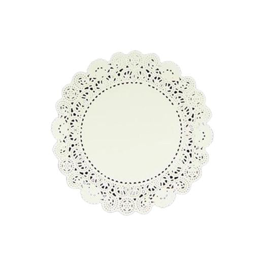 8.5 In. Round White Catering Doilies - 100 Ct.