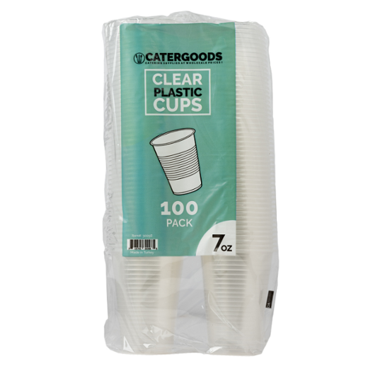 Alternate image of 7 Oz. Clear Plastic Cups - 100 Ct.