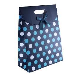 X-Large Blue Polka Dot Gift Bag