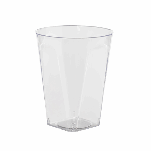 Alternate image of 7 Oz. Clear Square Bottom Tumblers - 20 Ct.