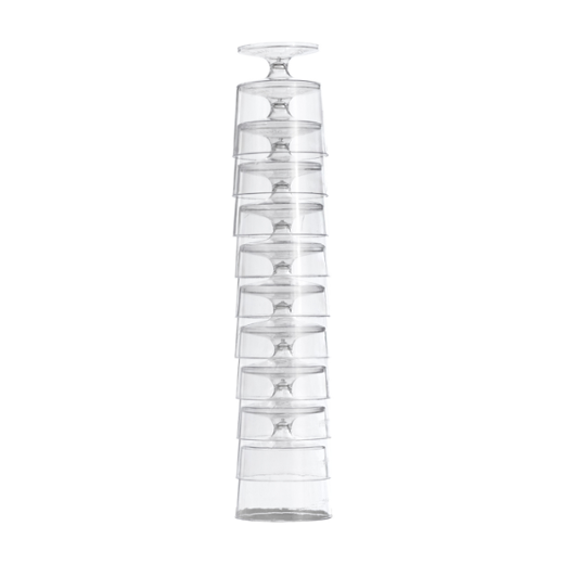 Alternate image of 2 oz. Clear Stemmed Mousse Cup - 20 count