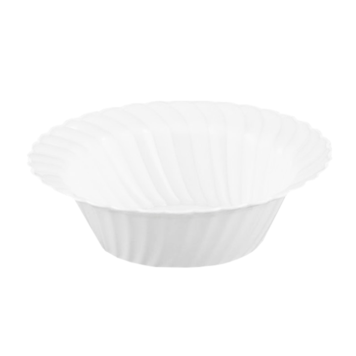 5 Oz. White Fluted Bowls - 8 Ct.