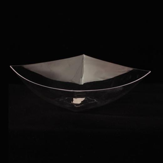Alternate image of 64 oz Clear Square Wavy Bowl