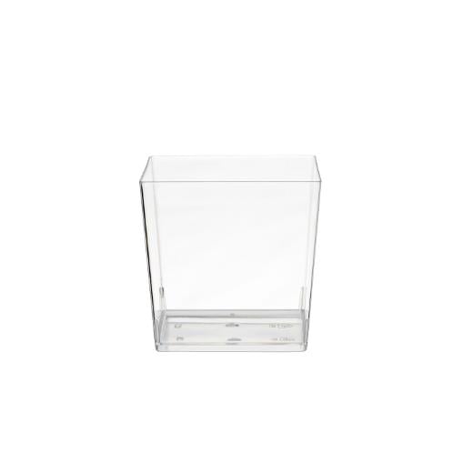 Main image of 3.6 Oz. Clear Square Mousse Cups - 10 Ct.