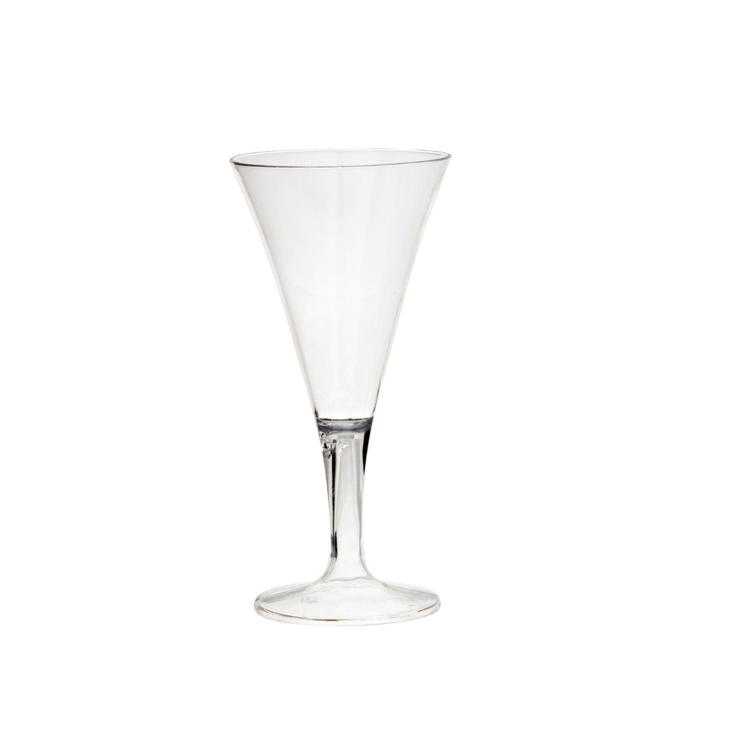 4.4 Oz. Clear Plastic Martini Glasses - 6 Ct.