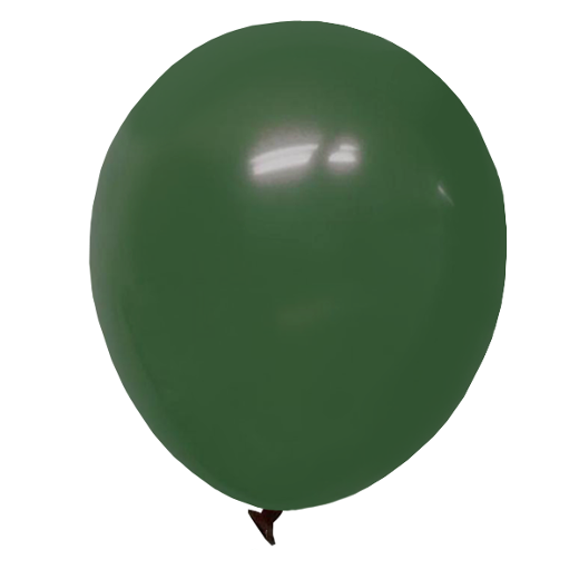 Main image of 12 In. Dark Green Latex Balloons - 10 Ct.