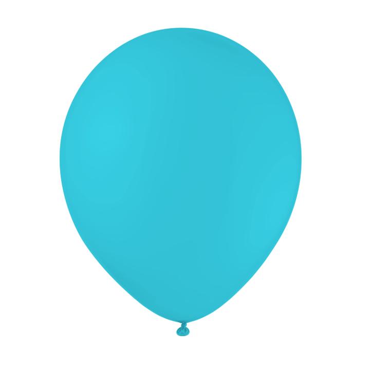 12 In. Turquoise Latex Balloons - 288 Ct.