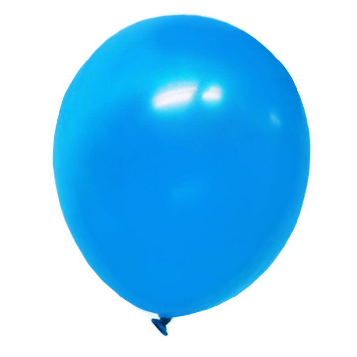 12 In. Turquoise Latex Balloons - 10 Ct.