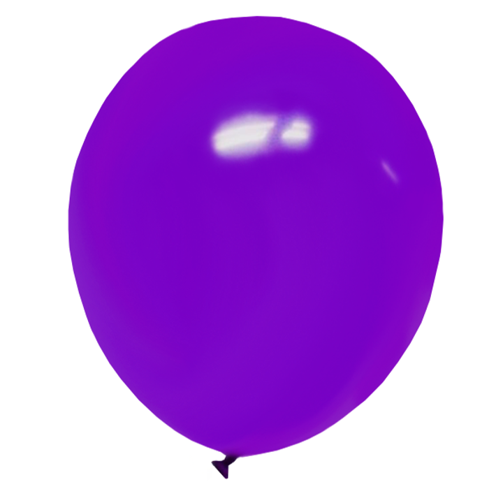 12 In. Purple Latex Balloons - 10 Ct.
