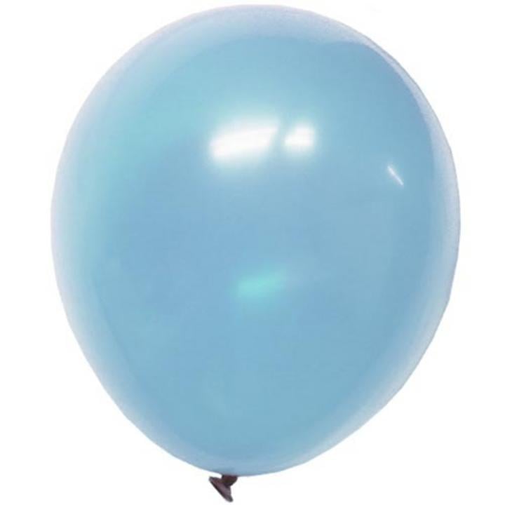 12 In. Light Blue Latex Balloons - 100 Ct.