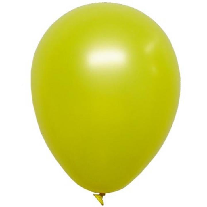 12 In. Yellow Latex Balloons - 100 Ct.