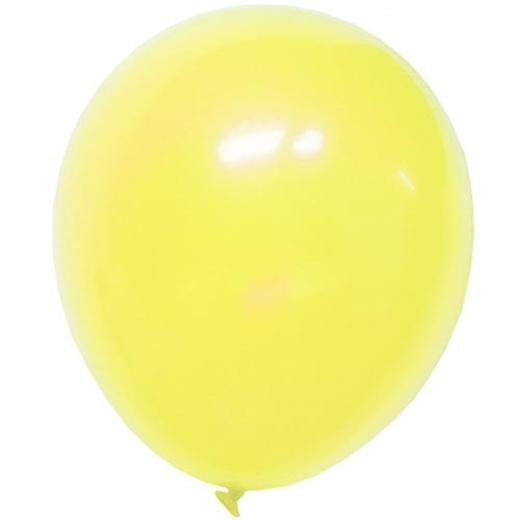 Alternate image of 12 In. Light Yellow Latex Balloons - 100 Ct.