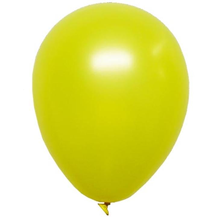 12 In. Yellow Pearlized Balloons - 10 Ct.