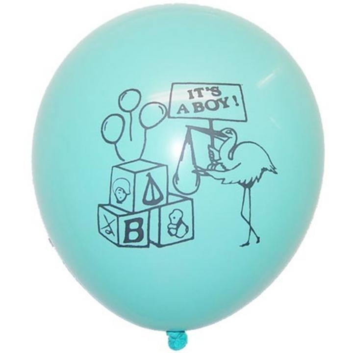 12 In. "It's A Boy" Latex Balloons - 10 Ct.
