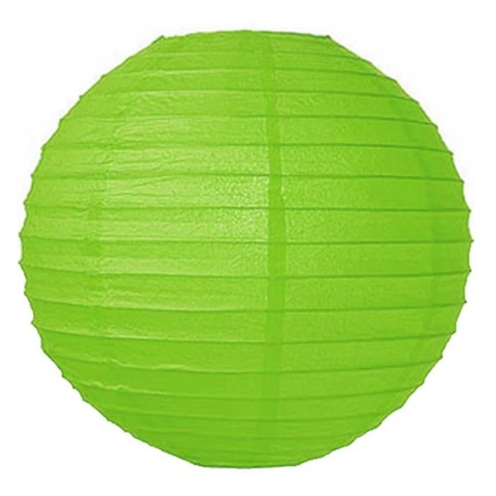10in. Lime Green Paper Lantern