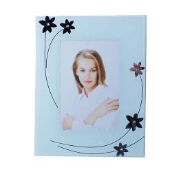 4in. x 6in. Mirror Floral Picture Frame