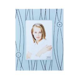 4in. x 6in. White Mirror Reeds Frame