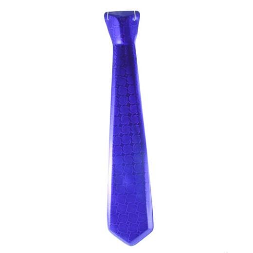 Alternate image of 18in. Blue Holographic Ties (12)