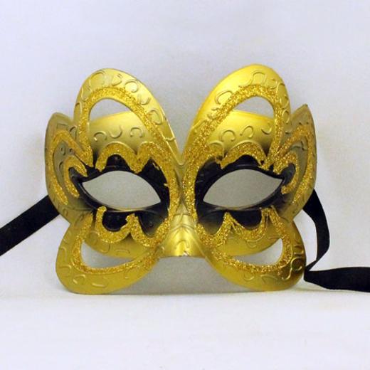 Alternate image of Gold and Black Venetian Mask