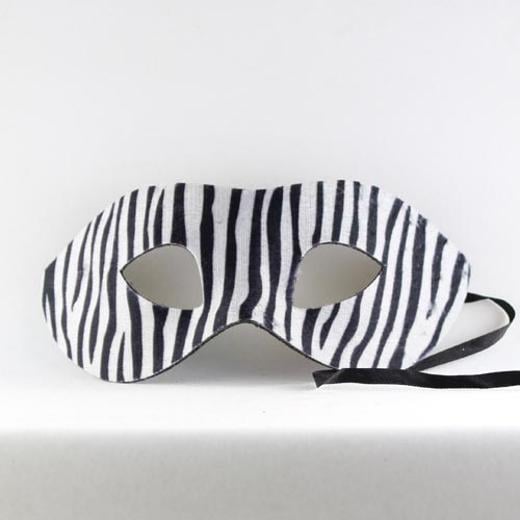 Zebra Print Eye Mask