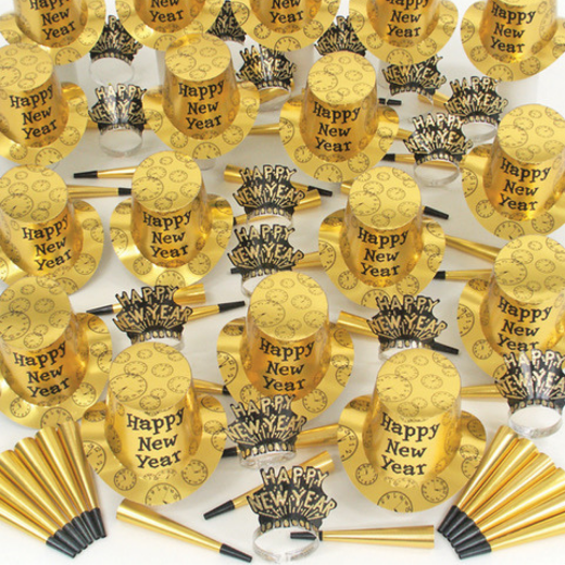 Main image of Gold Midnight Party Kit for 100