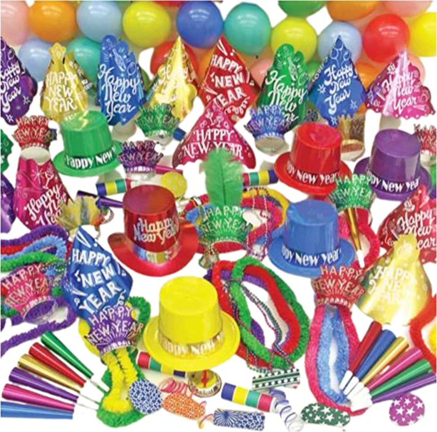 Vibrant Sensation Party Kit for 100 New Years
