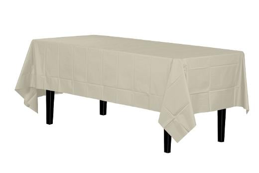 Main image of Ivory plastic table cover