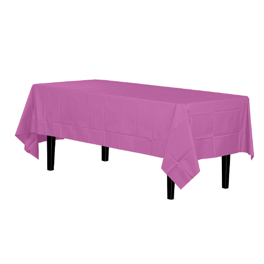 Main image of Magenta plastic table cover (Case of 48)