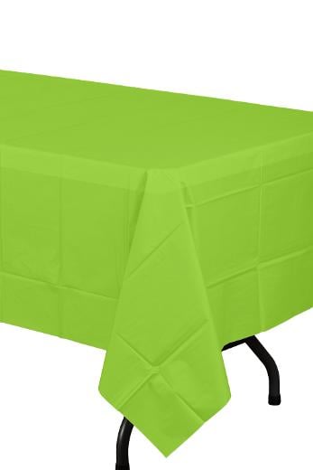 Alternate image of Lime Green plastic table cover
