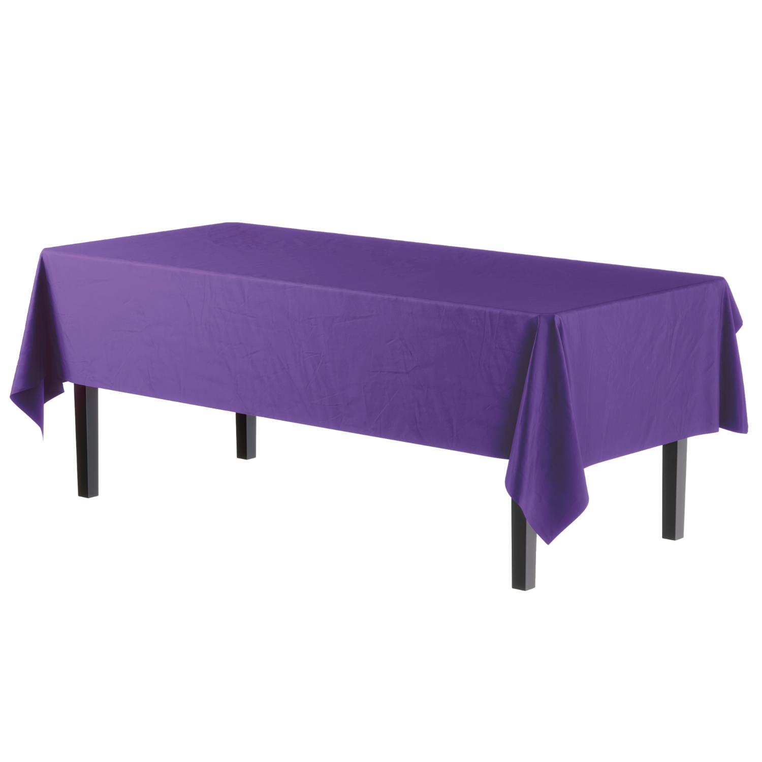 Premium Purple Table Cover - 96 Ct.