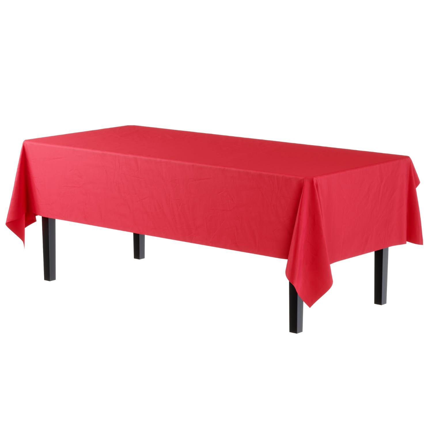 Premium Red Table Cover - 96 Ct.