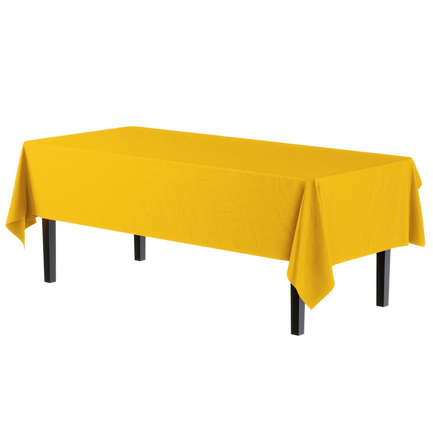 Premium Yellow Table Cover - 96 Ct.