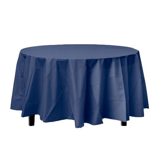 Main image of *Premium* Round Navy Blue table cover (Case of 96)