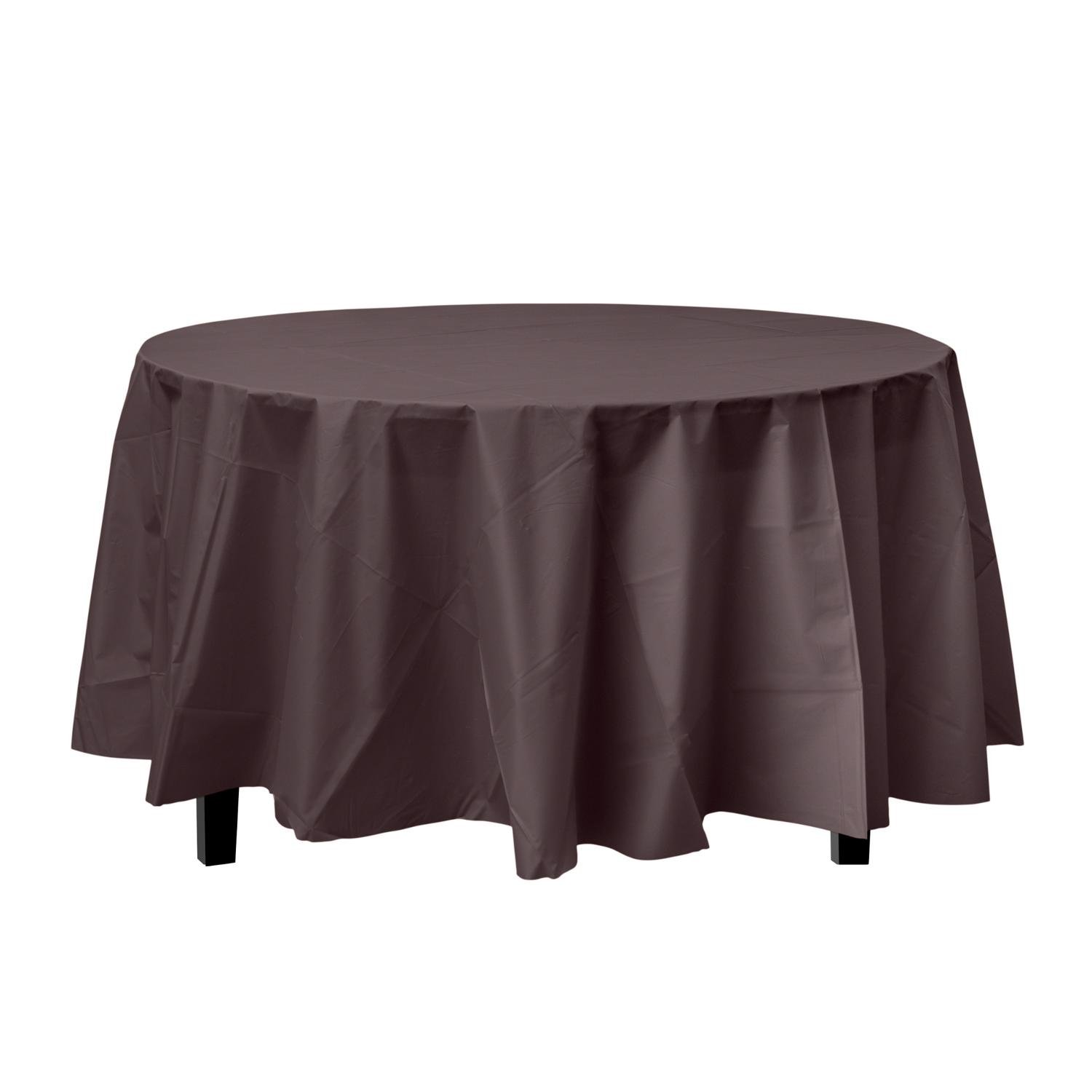 *Premium* Round Brown table cover (Case of 96)