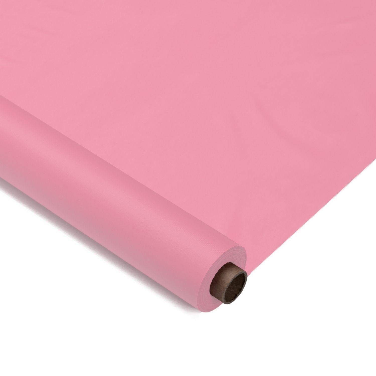 40 In. x 100 Ft. Pink Table Roll